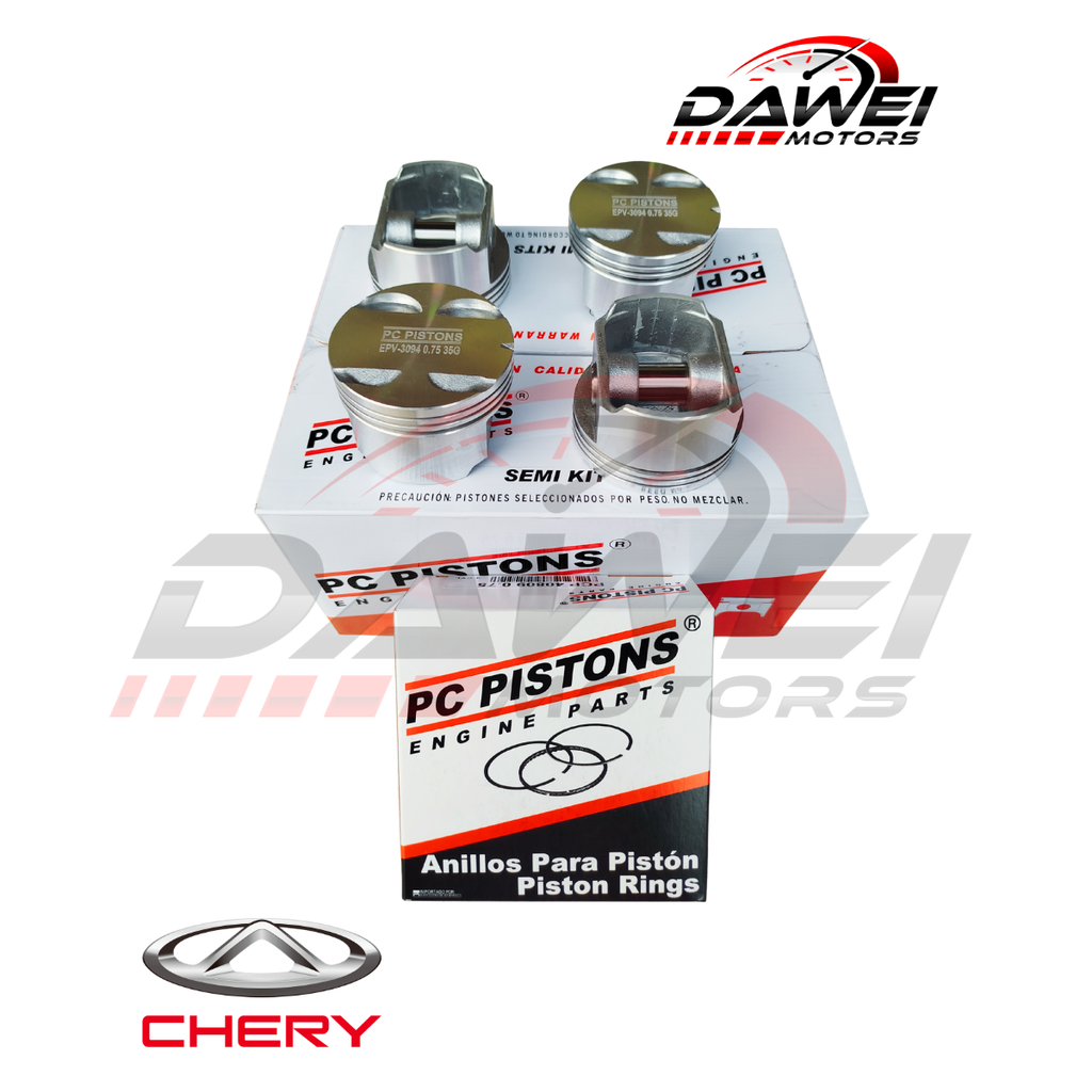 Juego De Pistones + Anillos De Motor 030 0.75 3094R-075 Pc Pistons Chery Arauca,Qq6,X1 (3).png