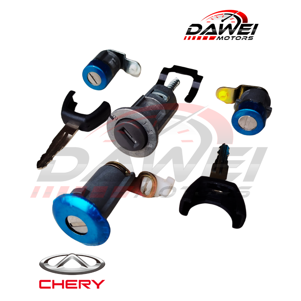 [S12-9CN6105PBA] Juego De Cilindros De Switch Y Cerraduras Chery Arauca