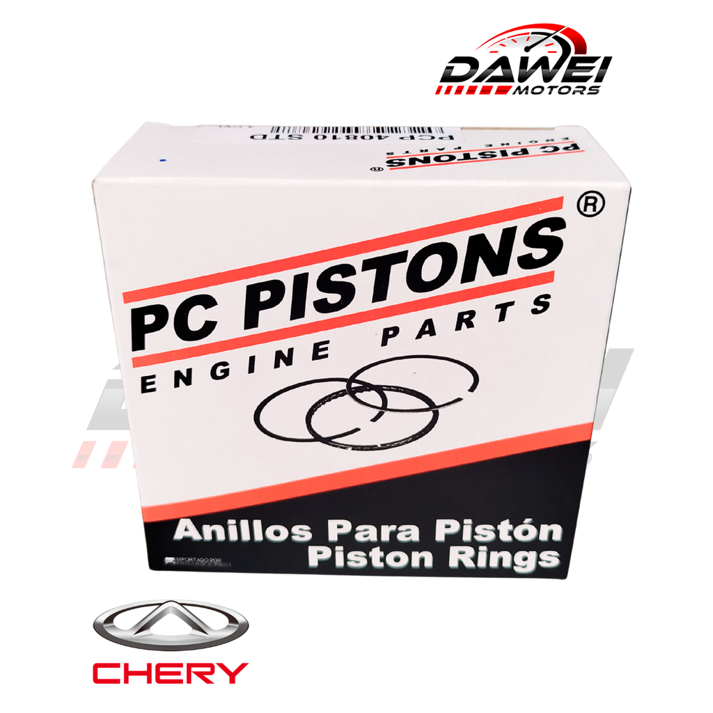 Juego De Anillos De Motor Pc Pistons Chery Orinoco